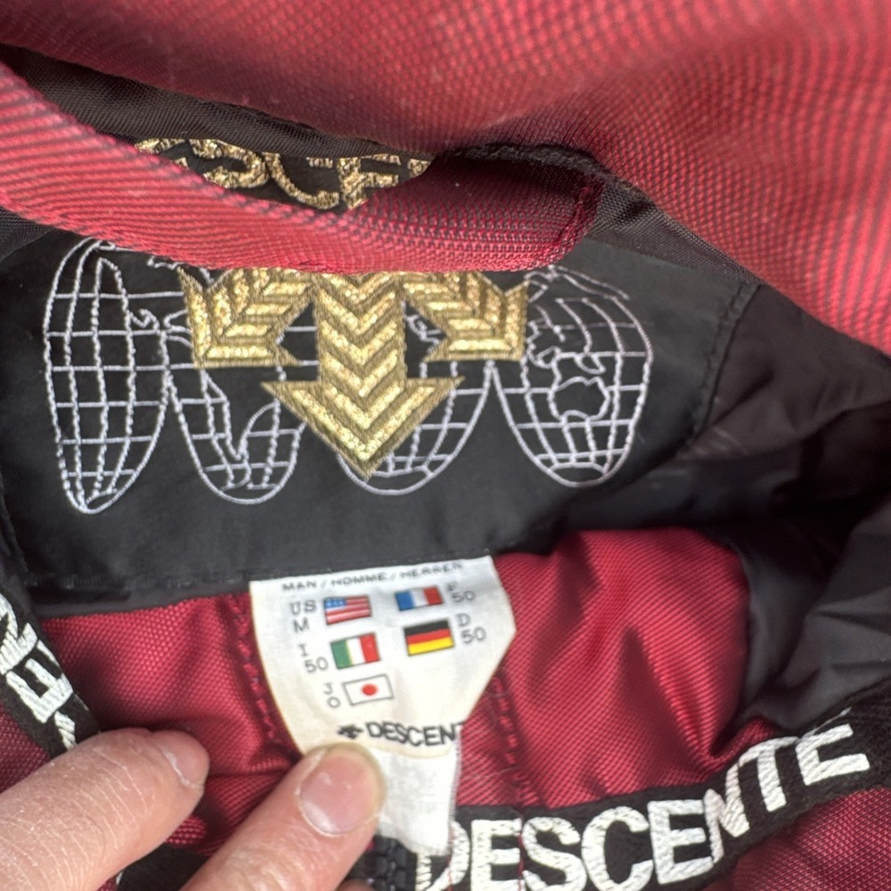 Vintage Descente Ski Jacket Men's Size M Cyber Y2k Winter Baggy Grunge - Picture 8 of 13